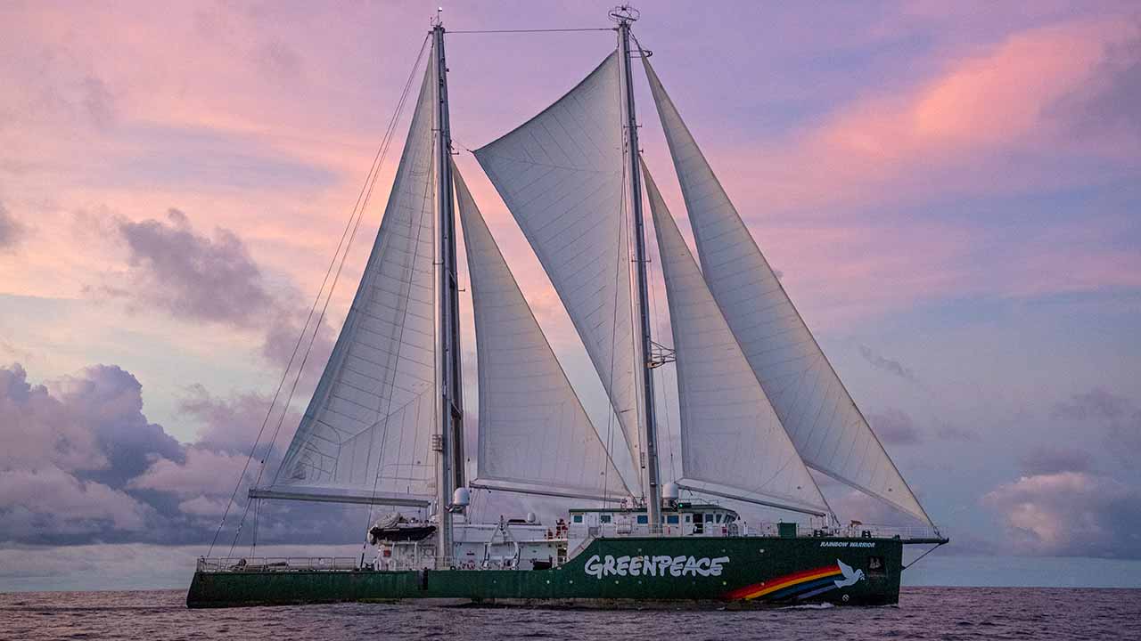 Rainbow Warrior in the Pacific
